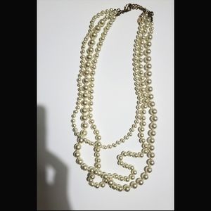 Beads pearl-like necklace